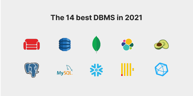 List of the best DBMS