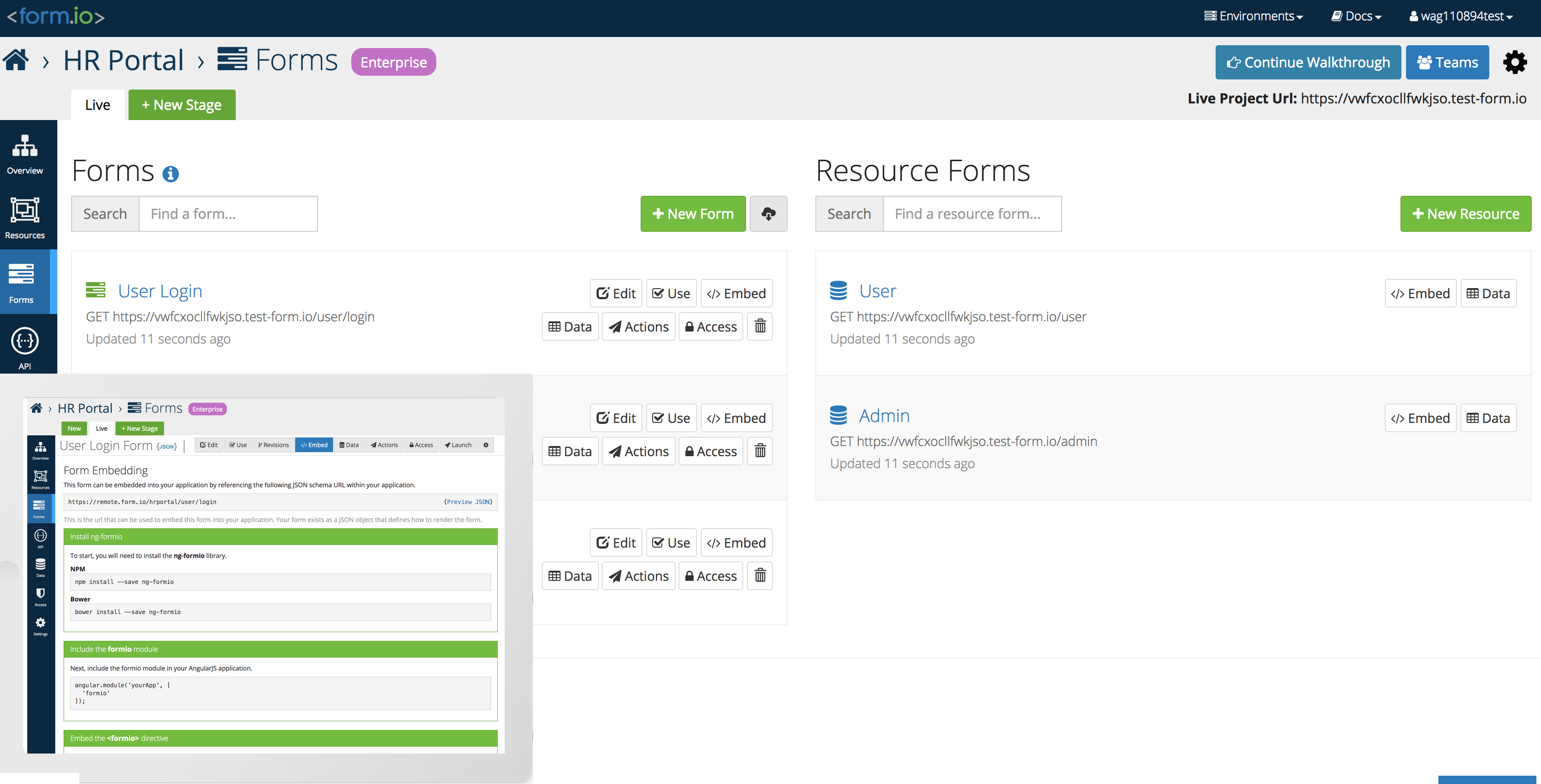 Project Management Software with Form Builder