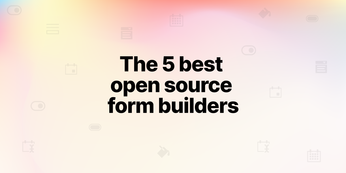 web form builder open source